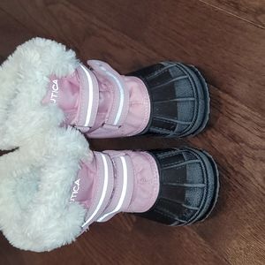 Girls Size 10 Nautica Pink Snow Boots